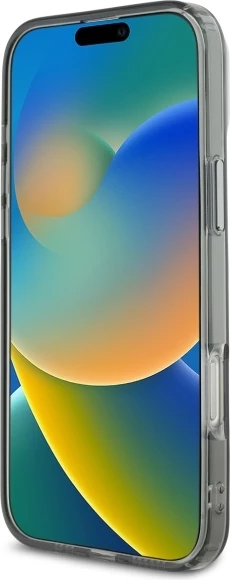 Mbështjellës Karl Lagerfeld IML Metal Karl Head MagSafe për iPhone 16 Pro, Zi