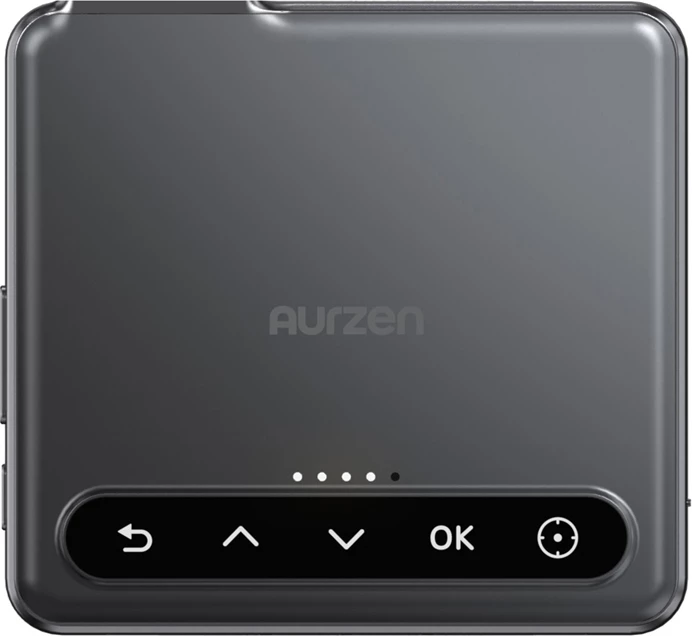 projektor portativ Aurzen Zip AU-PJ-ZP001M-USDG0, DLP, 720p, 100 ANSI lumens, bateri 5000 mAh, gri