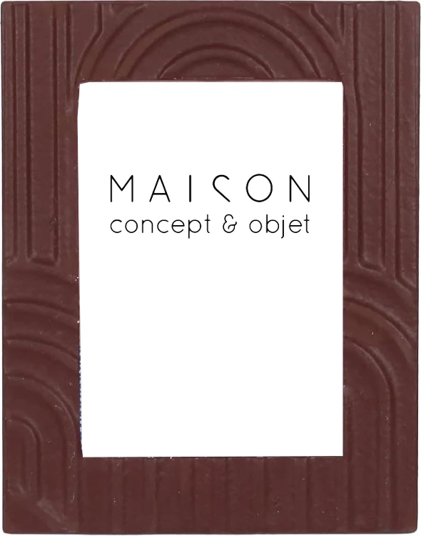 Kornizë foto RAW, MDF, xham, ngjyrë kafe e errët, 18x1.5x23cm