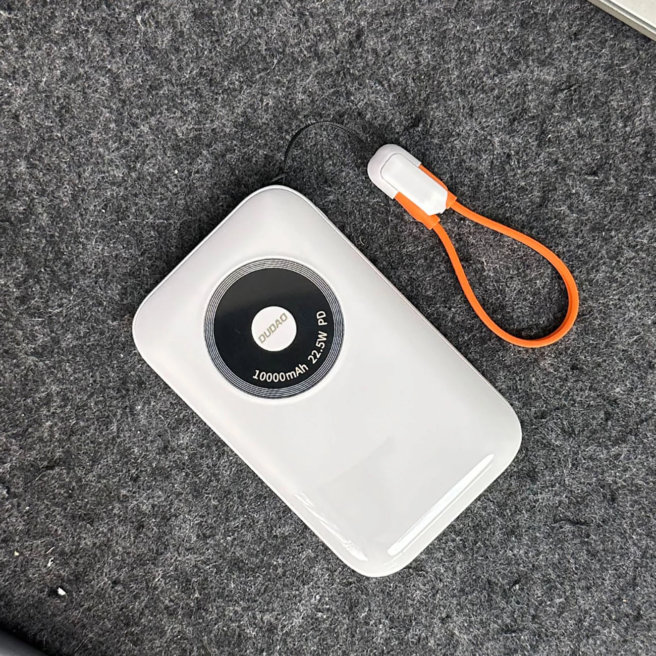 Powerbank Dudao K21 Mini 10000mAh 22.5W USB-A/USB-C, bezhë