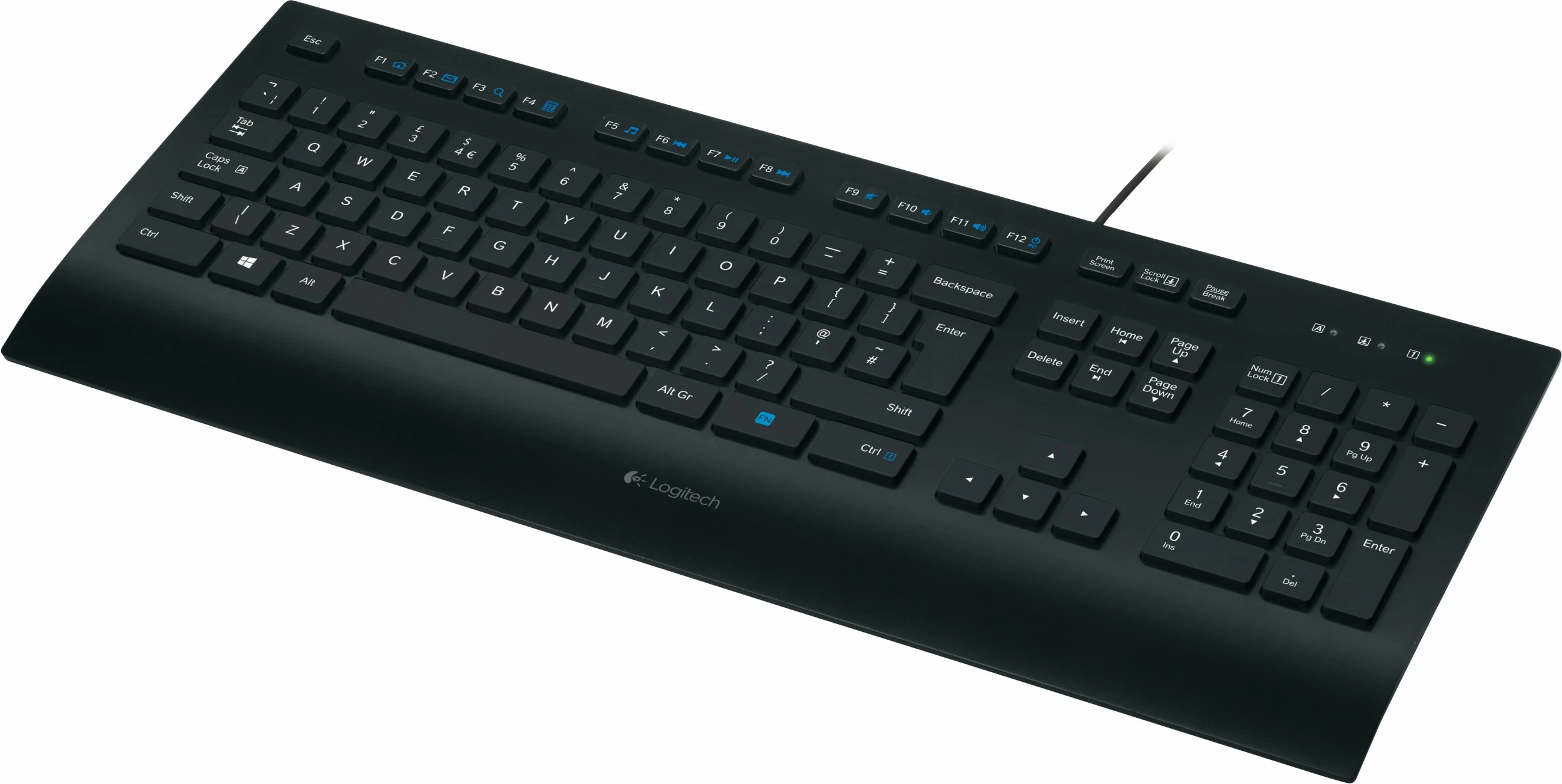 Tastierë Logitech K280e, QWERTZ, e zezë