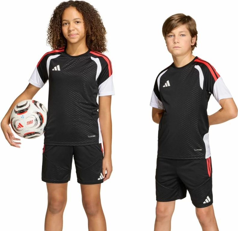 Fanellë trajnimi për fëmijë adidas, e zezë