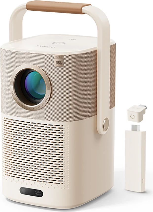 Projektor multimedia Yaber T2 Plus, Full HD 1080p, JBL Speakers, Google TV dongle, Bezhe