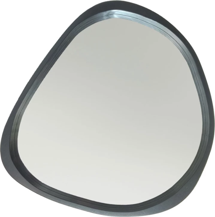 Pasqyrë Salomone, ngjyrë e zezë matte, 63x57