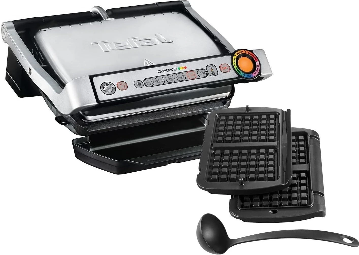 Grill tavoline Tefal OptiGrill+ GC716D12, ngjyrë argjendi