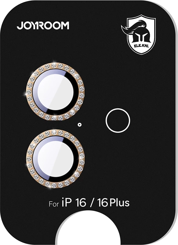 Mbrojtës xhami për kamera Joyroom JR-MSF0306 për iPhone 16 Pro/16 Pro Max, Kafe