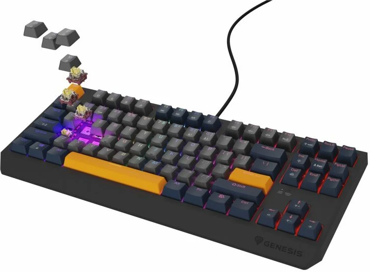 Tastierë gaming Genesis Thor 230 TKL, e kaltër