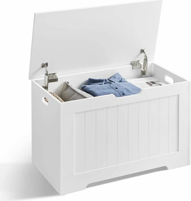 Bankë ruajtjeje VASAGLE LHS11WTV1 40 x 76 x 48 cm, e bardhë