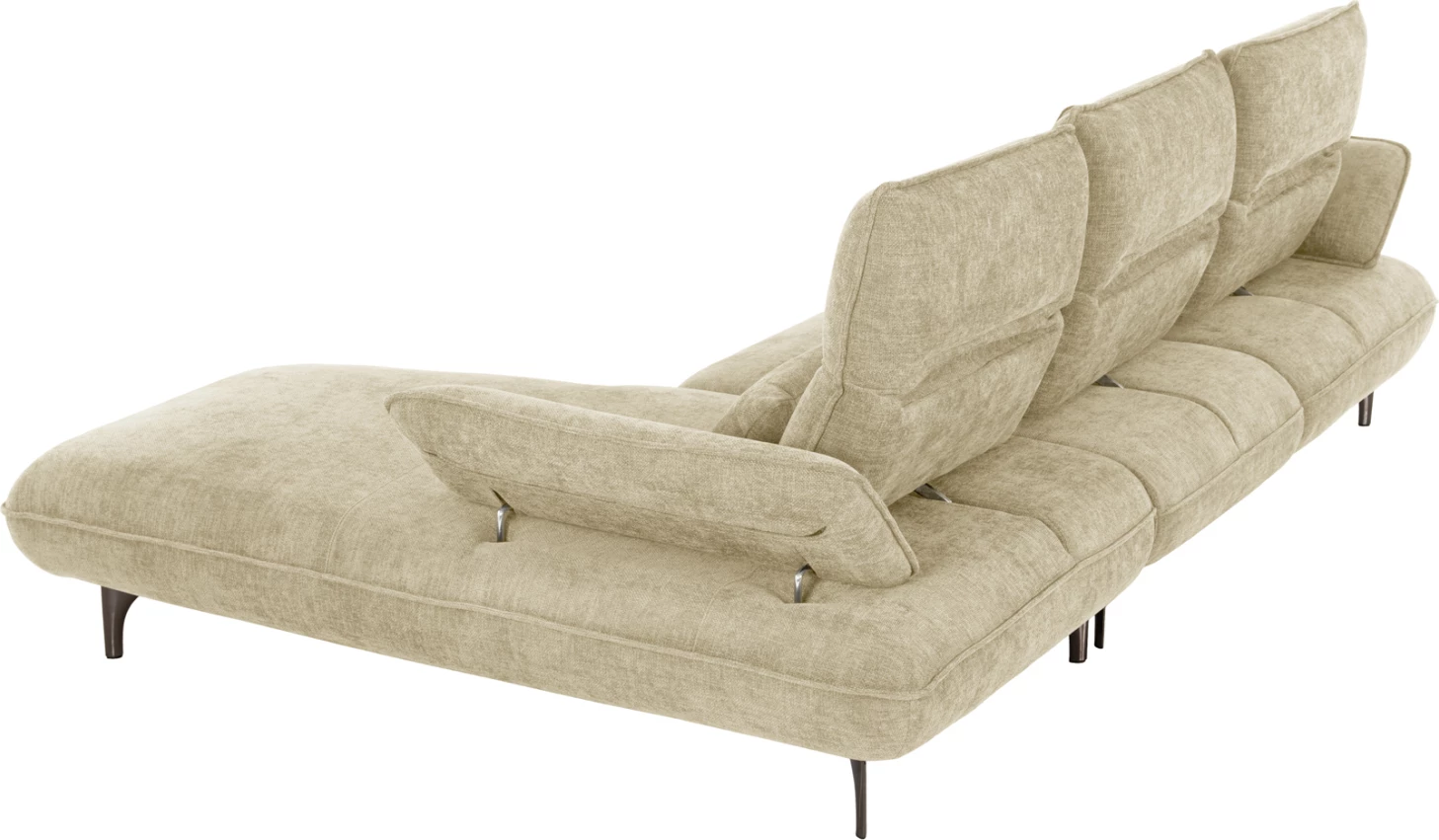 Shtrat divan këndor (djathtas) CONVERT FH3268.01R, pëlhurë ecru, 283x188x100H cm