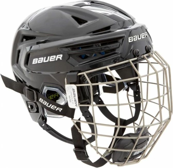 Helmetë hokeji për meshkuj Bauer, e zezë