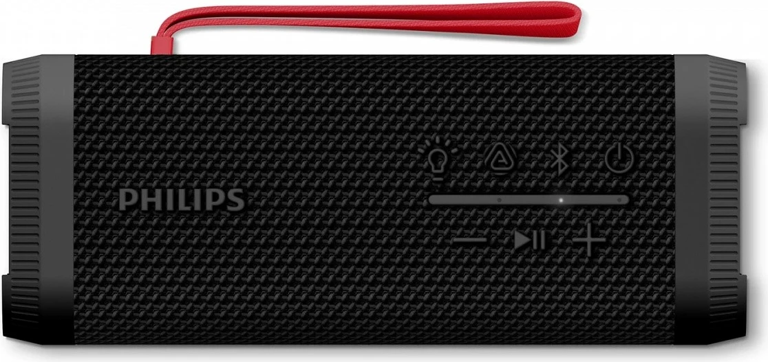 Altoparlant portativ, Philips TAS2000B/00, Bluetooth 5.4, 20 W (10 W RMS), 20 orë bateri, IPX5, LED, i zi