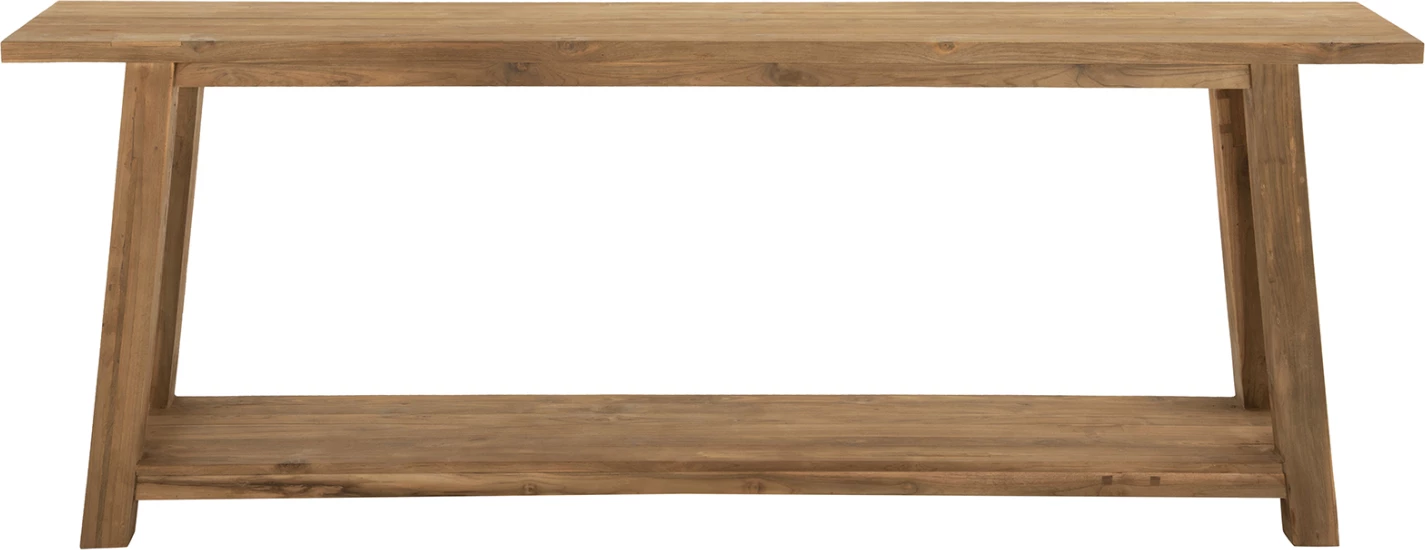 Konsol pa sirtar, dru TEAK i ricikluar, FH9554, 240x45x91 cm