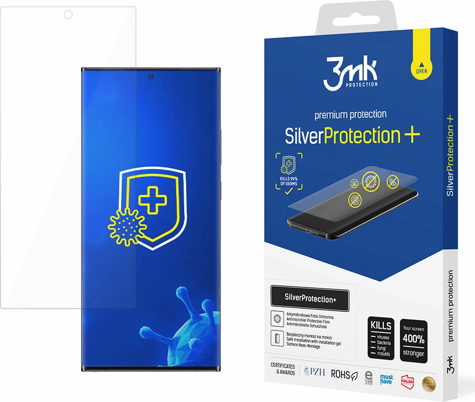 Mbështjellës ekrani 3mk SilverProtection+ për Samsung Galaxy S22 Ultra