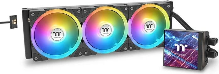 Ftohës me ujë Thermaltake MAGFloe 360 Ultra, All-in-One, 3 ventilatorë 120mm, RGB, i zi