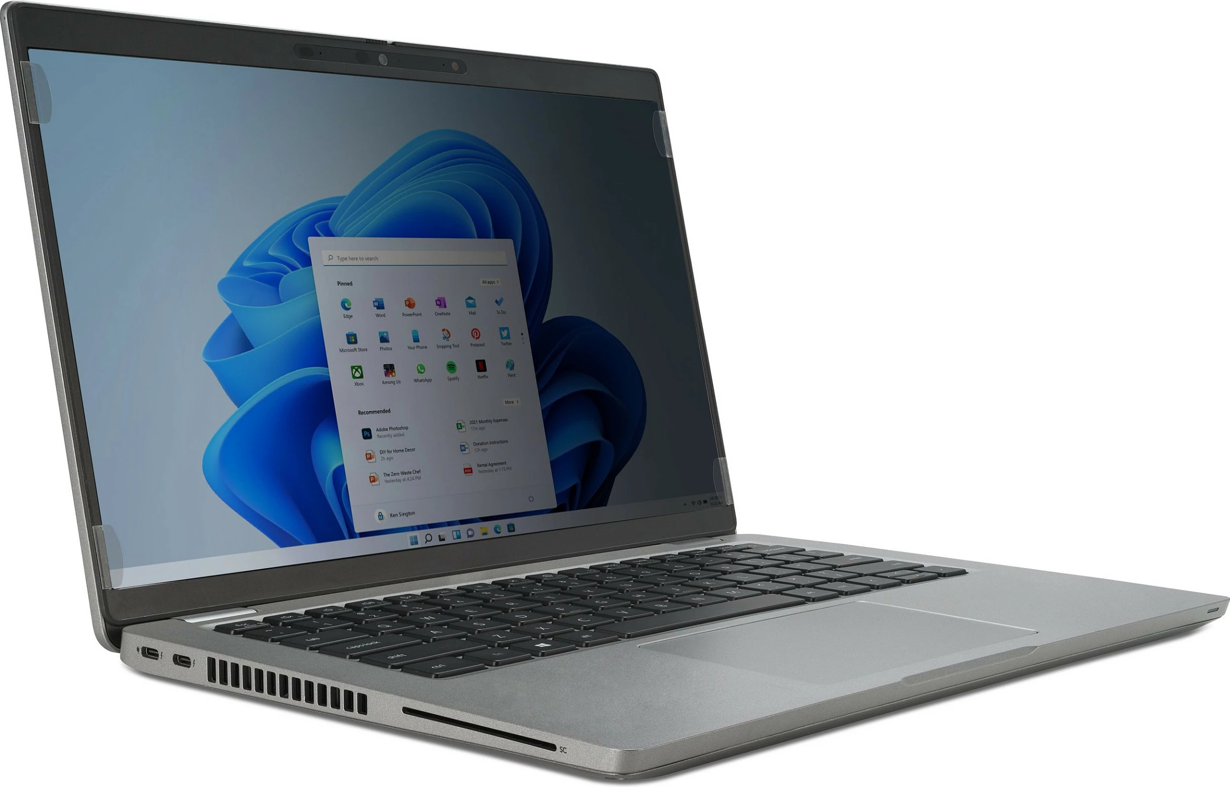 Filter privatësie Kensington, 15.6 inç, 16:9, anti-blue, anti-glare, i zi