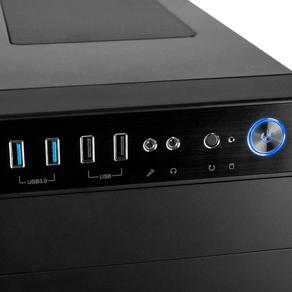 Kasë MODECOM OBERON PRO GLASS, Midi Tower, ATX/ITX/Micro ATX, e zezë