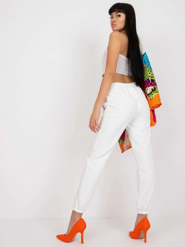 Pantallona Italy Moda, të bardha