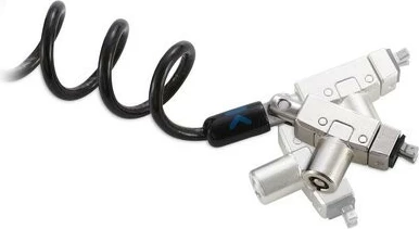 Kabllo sigurie për laptop Kensington ClickSafe 2.0 N17 Slim me çelës, 1.8m, zi/argjendtë