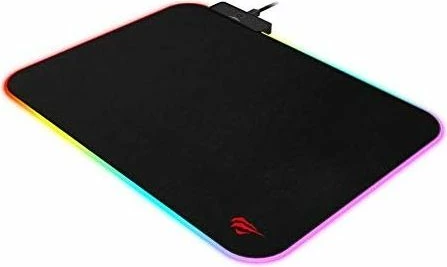 Mauspad HAVIT Gamenote HV-MP901, 363×265×3 mm, RGB LED, kabllo 1.8 m, i zi