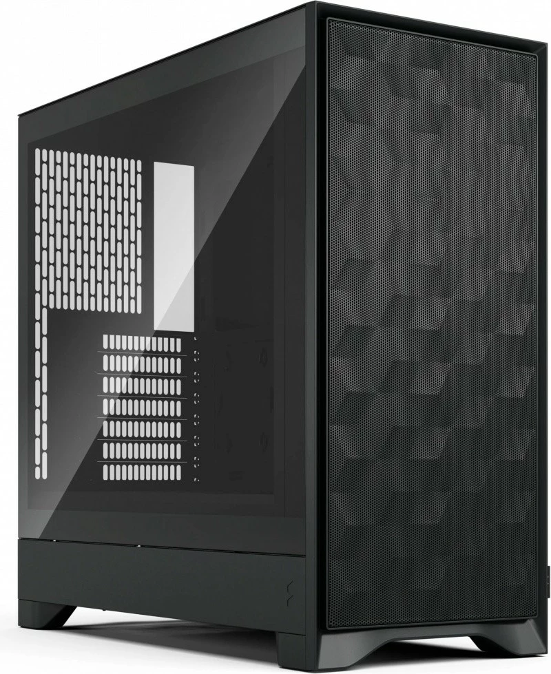 Kasë Fractal Design Pop 2 Air FD-C-POA2A-02, Midi Tower ATX, xham i kalitur, 3x120 mm, USB-C, e zezë