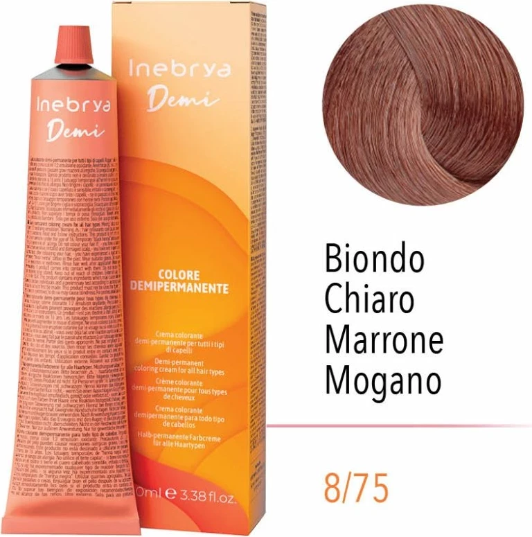 Ngjyrë për flokë , Inebrya , 8/75 , 100 ml