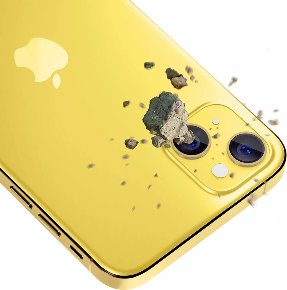 Mbështjellës 3mk Protection Lens Pro për kamera iPhone 14, Verdhë