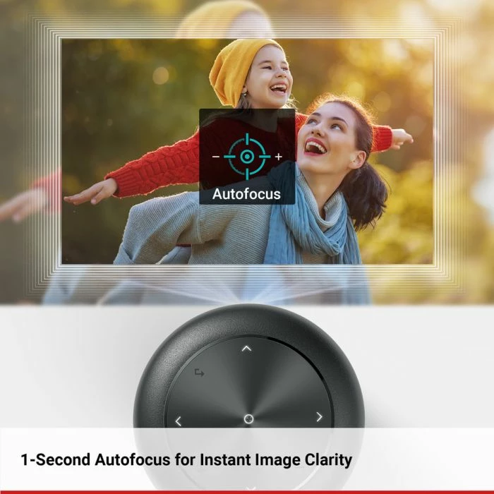 Projektor portativ Nebula Capsule II D2421G11, 720p, Android TV 9.0, 200 ANSI lm, altoparlant 8W, i zi