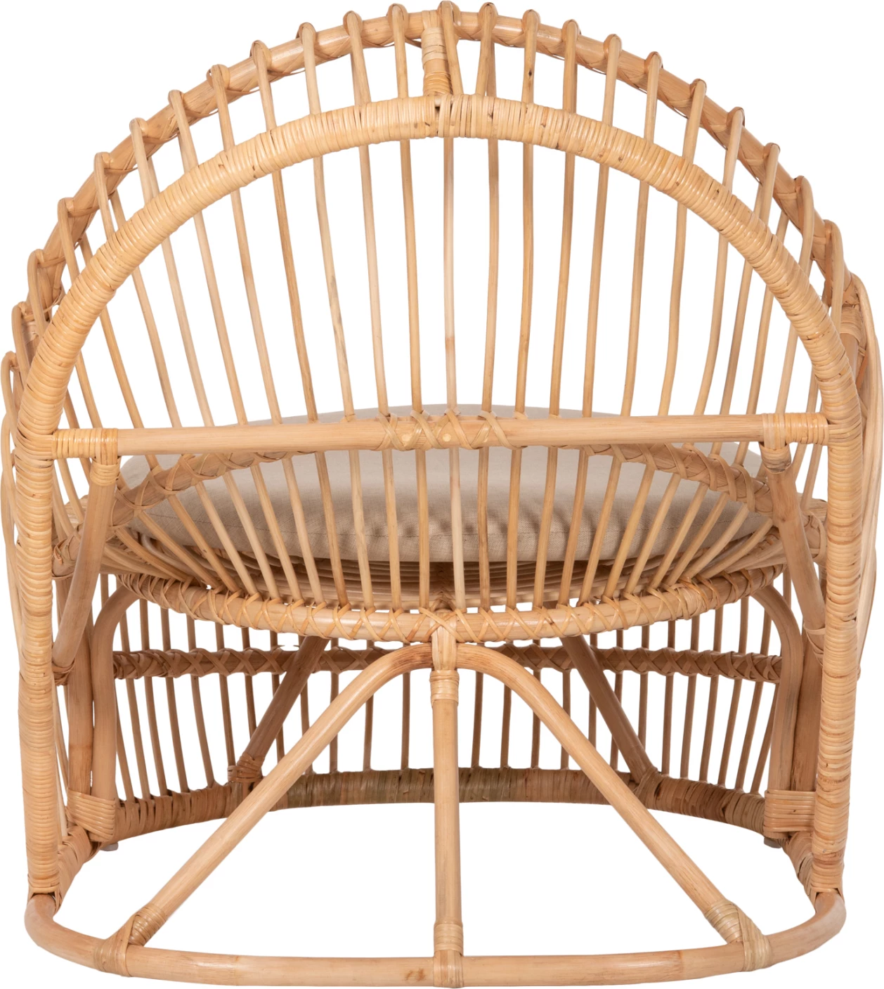 Karrige Entropy FH9840.01, ratan natyral, jastëk krem, 80x97x85H cm