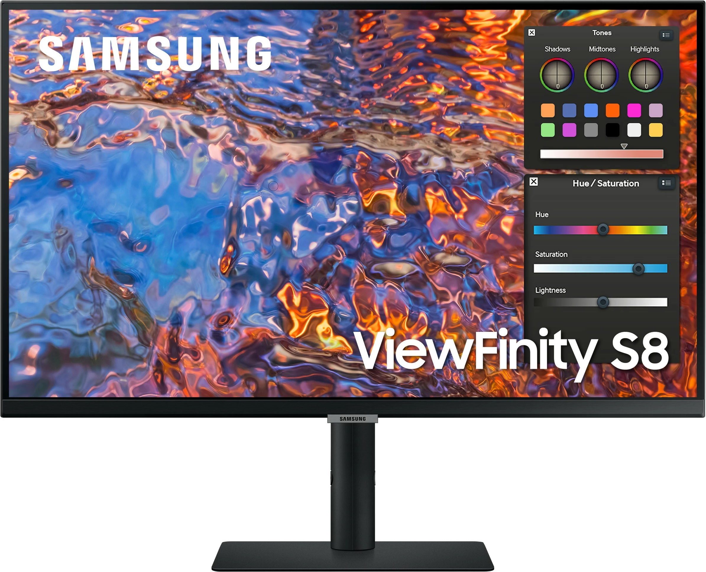 Monitor Samsung S80PB, 27", 4K Ultra HD, LED, i zi