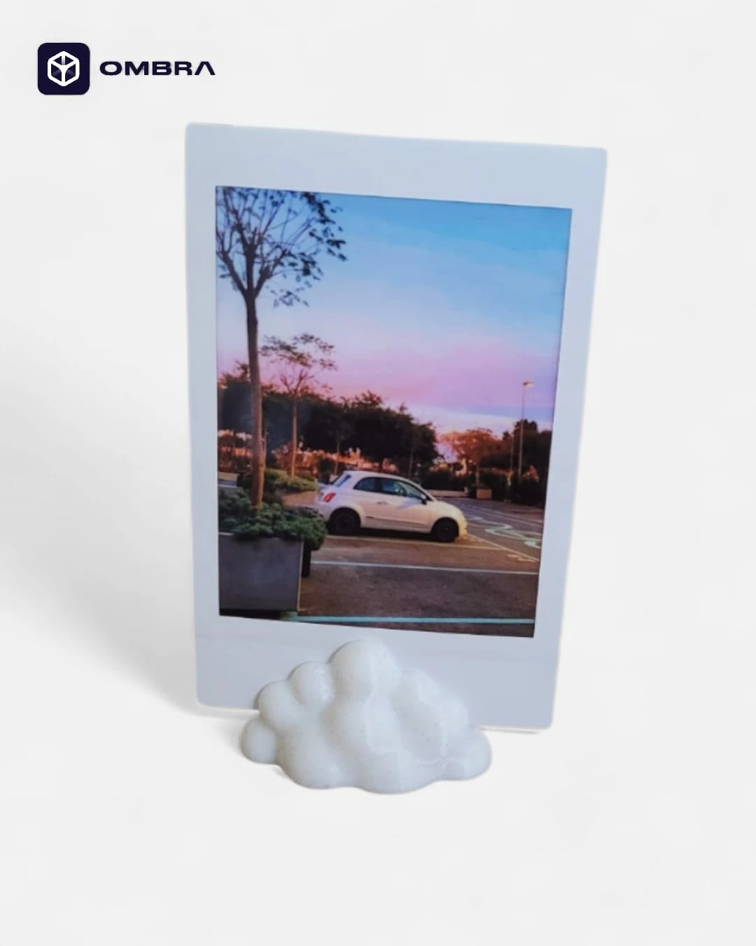 Mbajtëse Fotosh “Cloud” – Set 2 Copë e bardhe