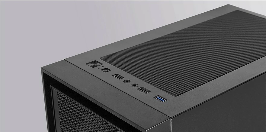 Kasë TACENS MARS MC-PMAX midi tower ATX me 4x 120mm FDB fan, xham i temperuar, pa PSU, e zezë