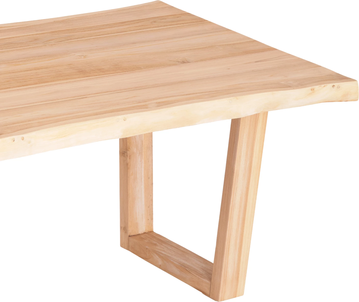 Tavolinë për ngrënie LEOPOLD FH9933.02 dru TEAK i fortë-ngjyrë natyrale e lehtë 200,5x107x76Hcm.