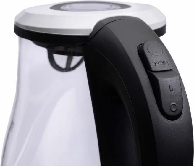 Çajnik elektrik CAMRY CR1251W 1.7 L 2200 W, xham, LED blu, i bardhë