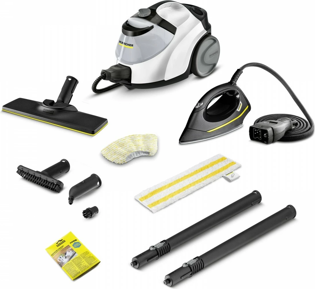 Pastrues me avull Karcher SC 5 EasyFix Iron, 1.5L, 2250W, zi/bardhë, me hekur avulli