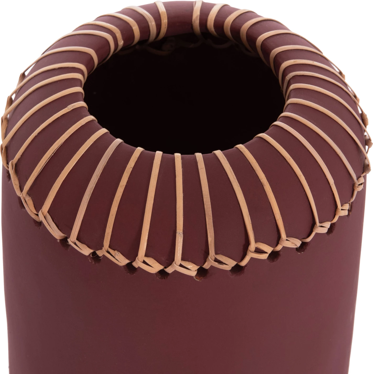 Vazo dekorative tavoline LENNOX, terrakotë, e kuqe maron, FH4675.06S, 18x33cm