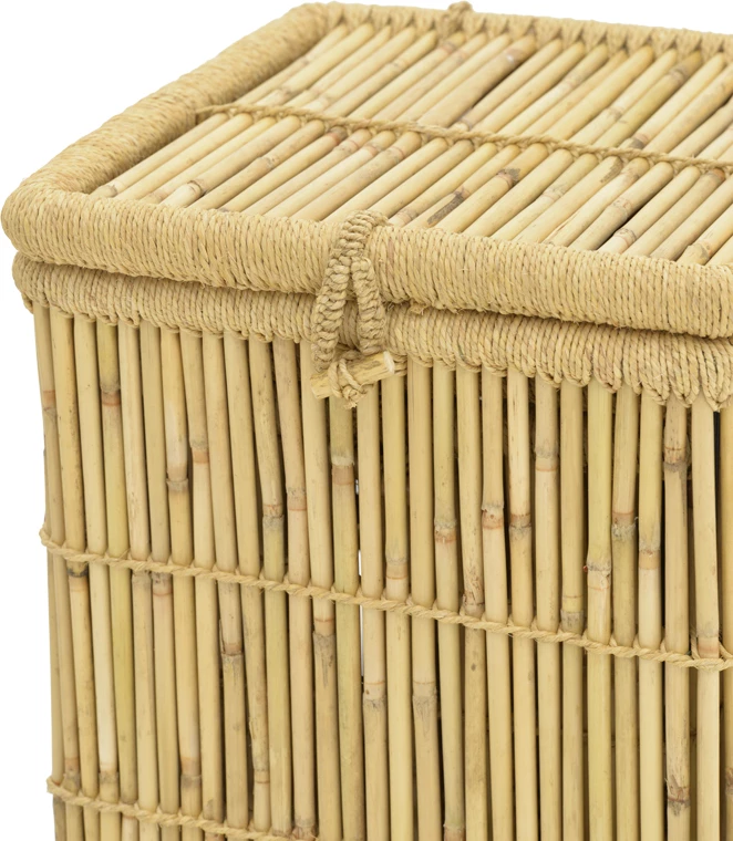 Shportë rrobash Dremia Inart set 2 copë bambu natyrale