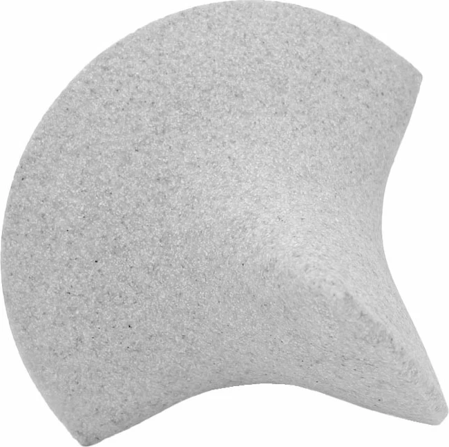 Dekor nyje Renley, polirezine e bardhë, 15x13x13 cm