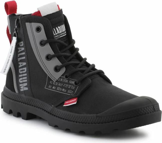 Atlete lifestyle Palladium për meshkuj dhe femra, të zeza