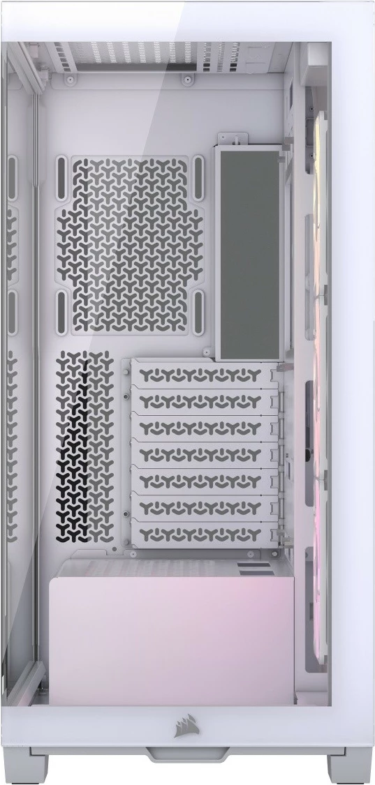 Kasë Corsair 3500X ARGB TG, Midi Tower, e bardhë