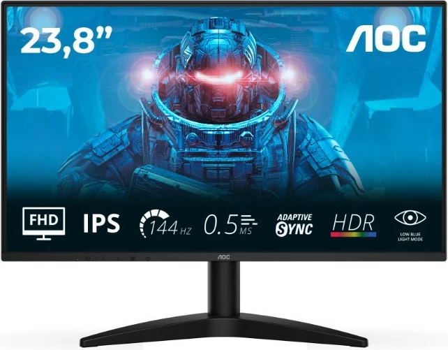 Monitor AOC 24B36X 23.8" IPS 144Hz FHD HDMI DP i zi, me kabllo HDMI