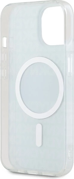 Mbështjellës DKNY IML Mono & Stripe MagSafe për iPhone 15/14/13, Blu