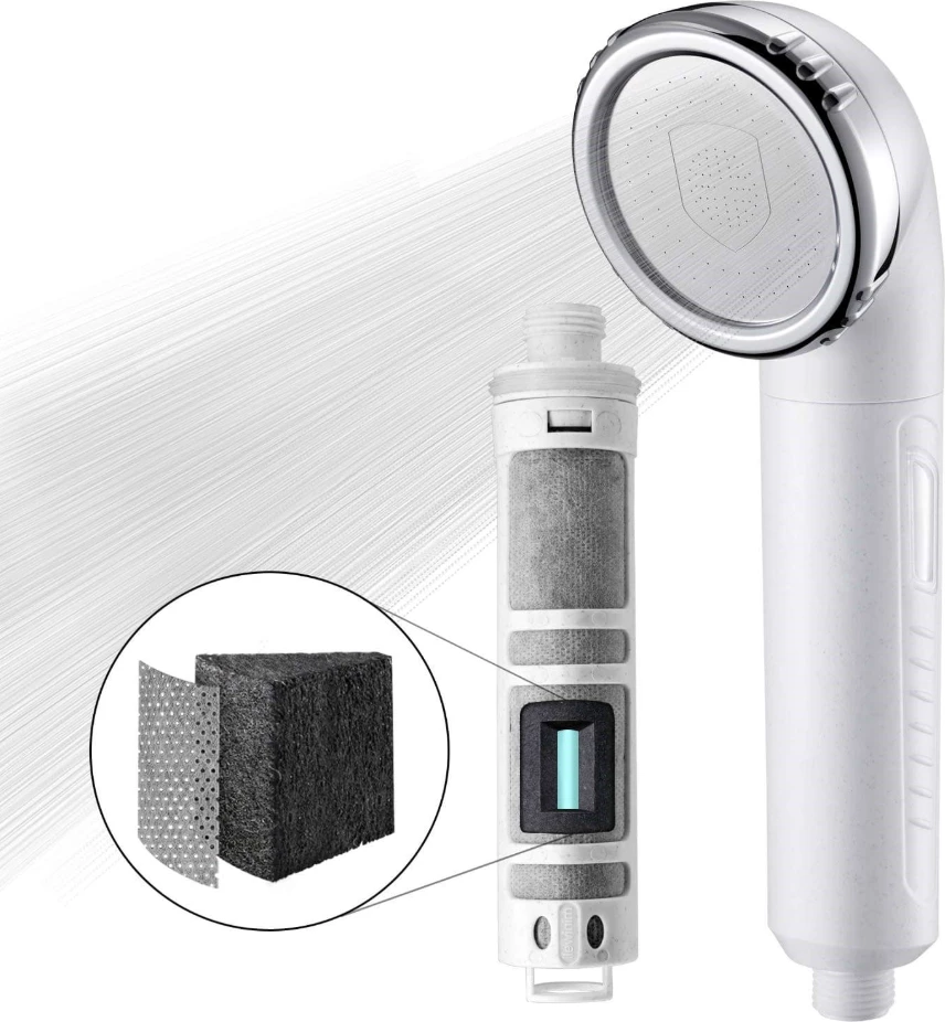 Dorezë dushi me filter Voden, e zezë