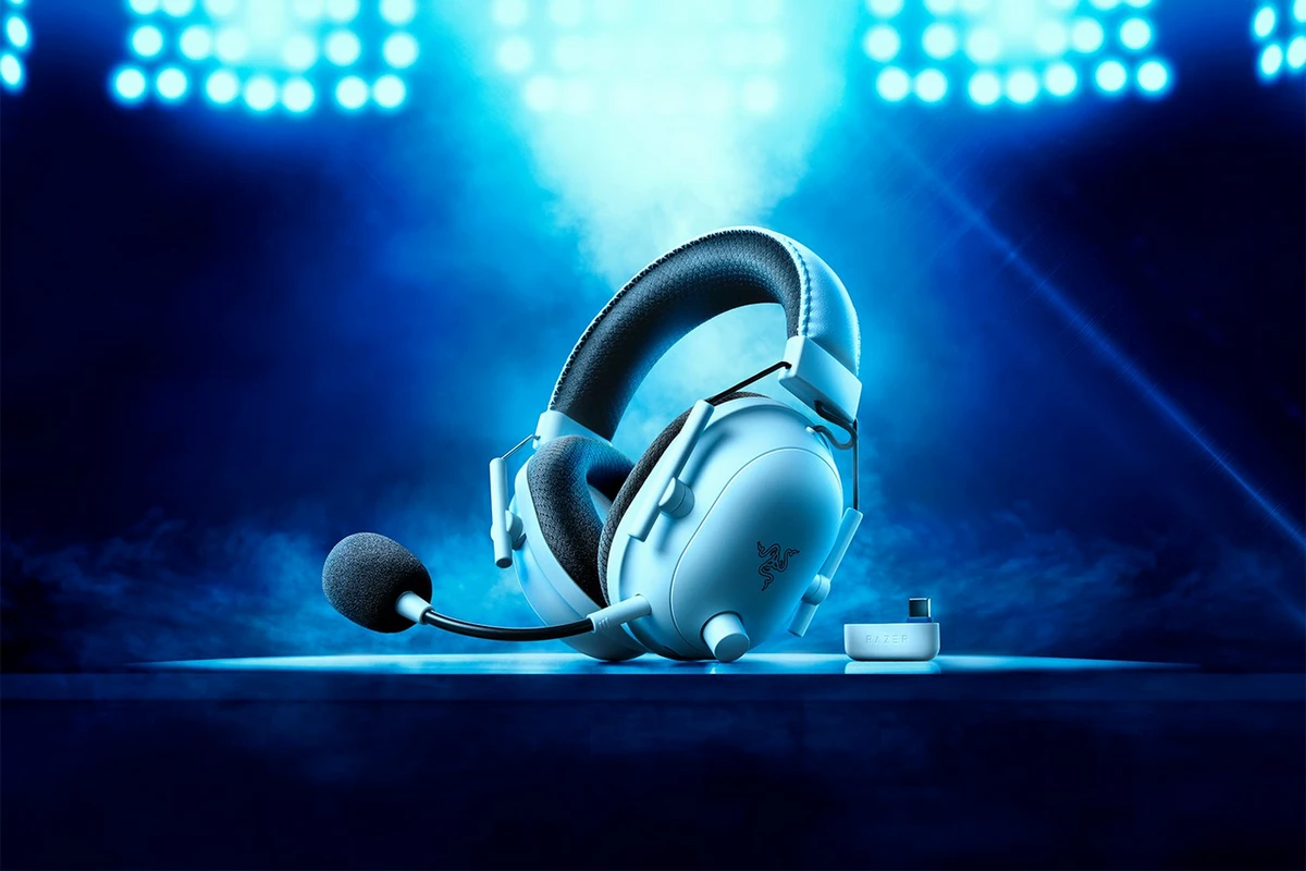 Kufje gaming, Razer BlackShark V2 Pro PS RZ04-04530600-R3G1, pa tela me mikrofon boom dhe USB dongle, e bardhë