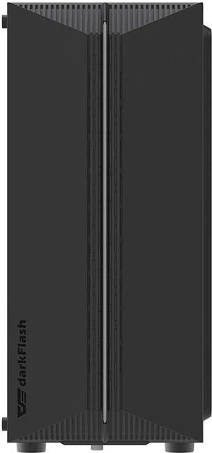 Kasë Darkflash DK151 me LED, 3 ventilatorë RGB, e zezë