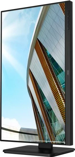 Monitor, AOC, Q24P2Q, 23.8" QHD IPS, USB 3.2 hub, rregullim lartësie, i zi