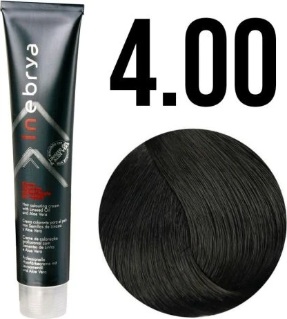 Ngjyrë për flokë Inebrya  4/00 Gështenjë Intensive, 100ml