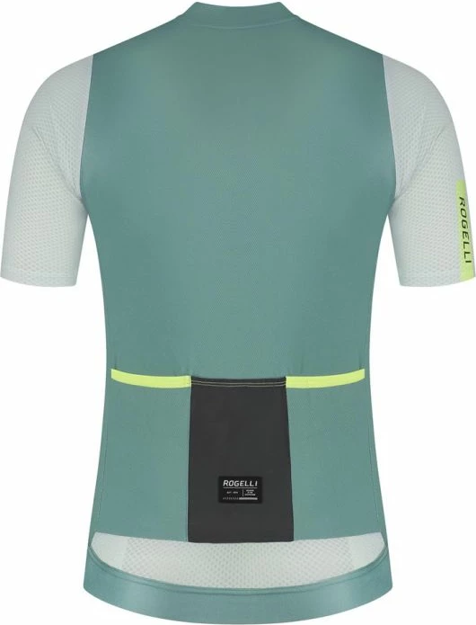 Fanellë çiklizmi për meshkuj Rogelli, turquoise dhe lime