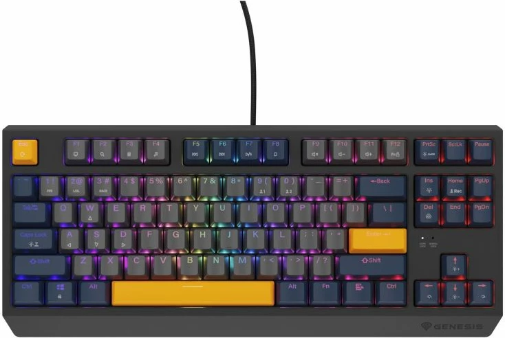 Tastierë gaming Genesis Thor 230 TKL, e kaltër