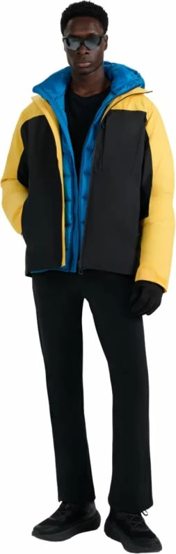 Jakne trekking për meshkuj 4F, e verdhë