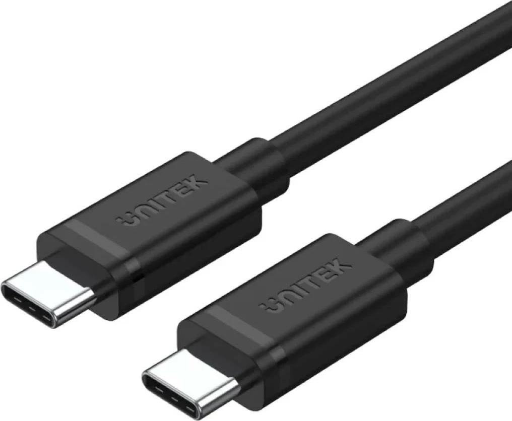Kabllo Unitek USB-C në USB-C, 2m, e zezë
